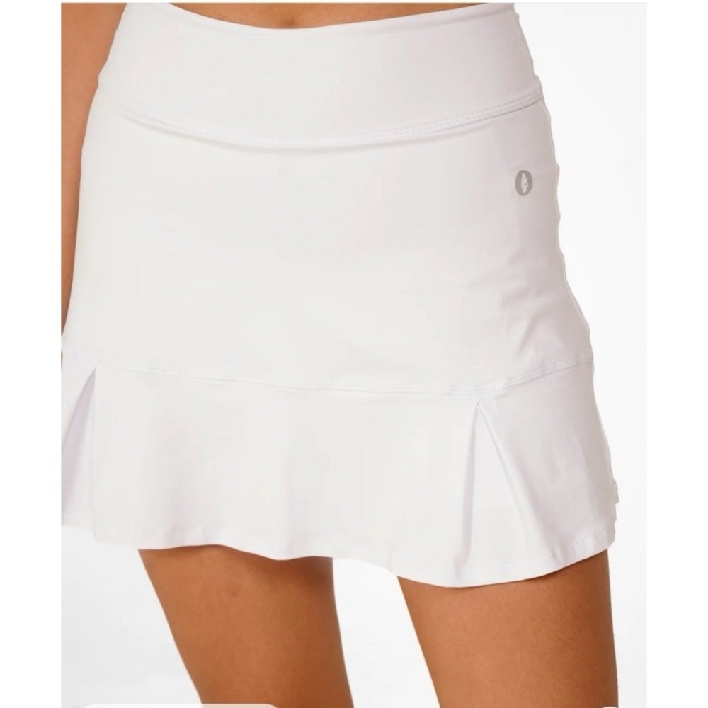 Dona Jo Women Size 3/XL JoJo Skirt Skort White 14.5" Tennis Pickleball Golf
